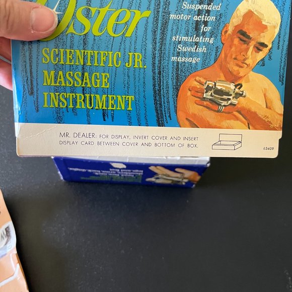 Vintage Retro Hand Held Electric Massager by Oster - Picture 2 of 6